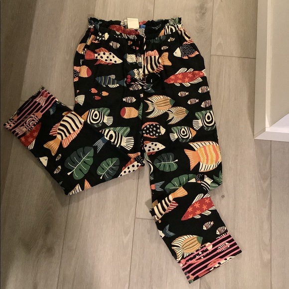 FARM Rio Pants - Anthropologie FARM Rio Sealife Joggers